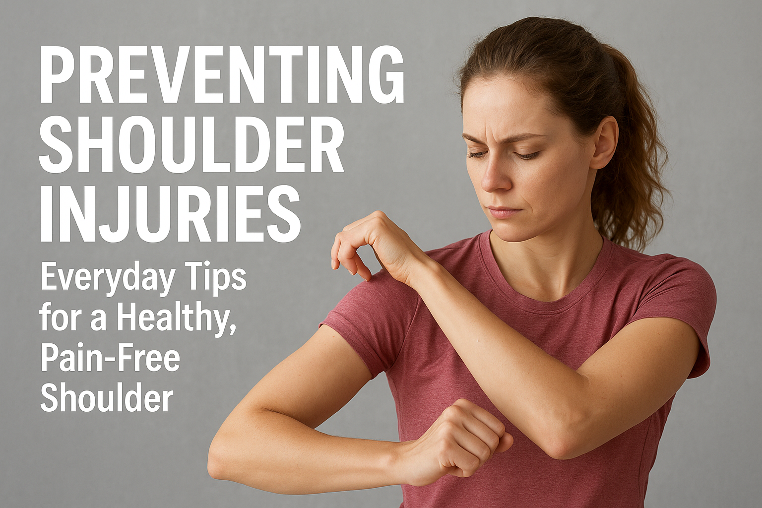 Preventing Shoulder Injuries: Everyday Tips for a Healthy, Pain-Free Shoulder