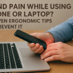 Hand Pain While Using a Phone or Laptop? Proven Ergonomic Tips to Prevent It