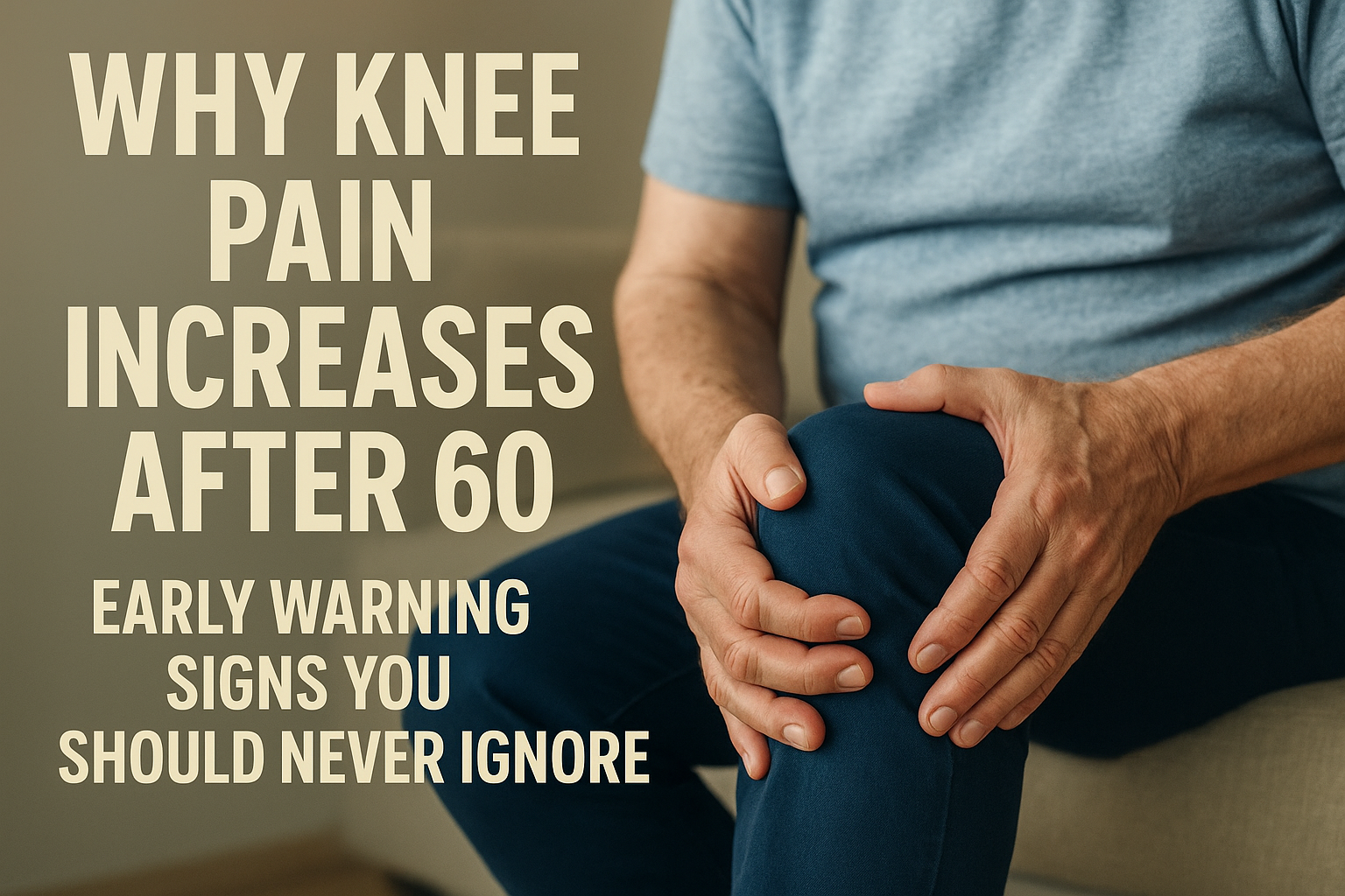 Why Knee Pain Increases After 60: Early Warning Signs You Should Never Ignore